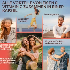 Aavalabs Eisenbisglycinat mit Vitamin C | Hochdosiert für Eisenmangel | 4-Monats-Vorrat><noscript><img width=