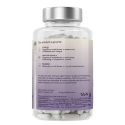 Aavalabs Hochdosiertes Magnesium Komplex 1651mg | Bisglycinat, Citrate, Malat uvm. | 180 Kapseln><noscript><img width=