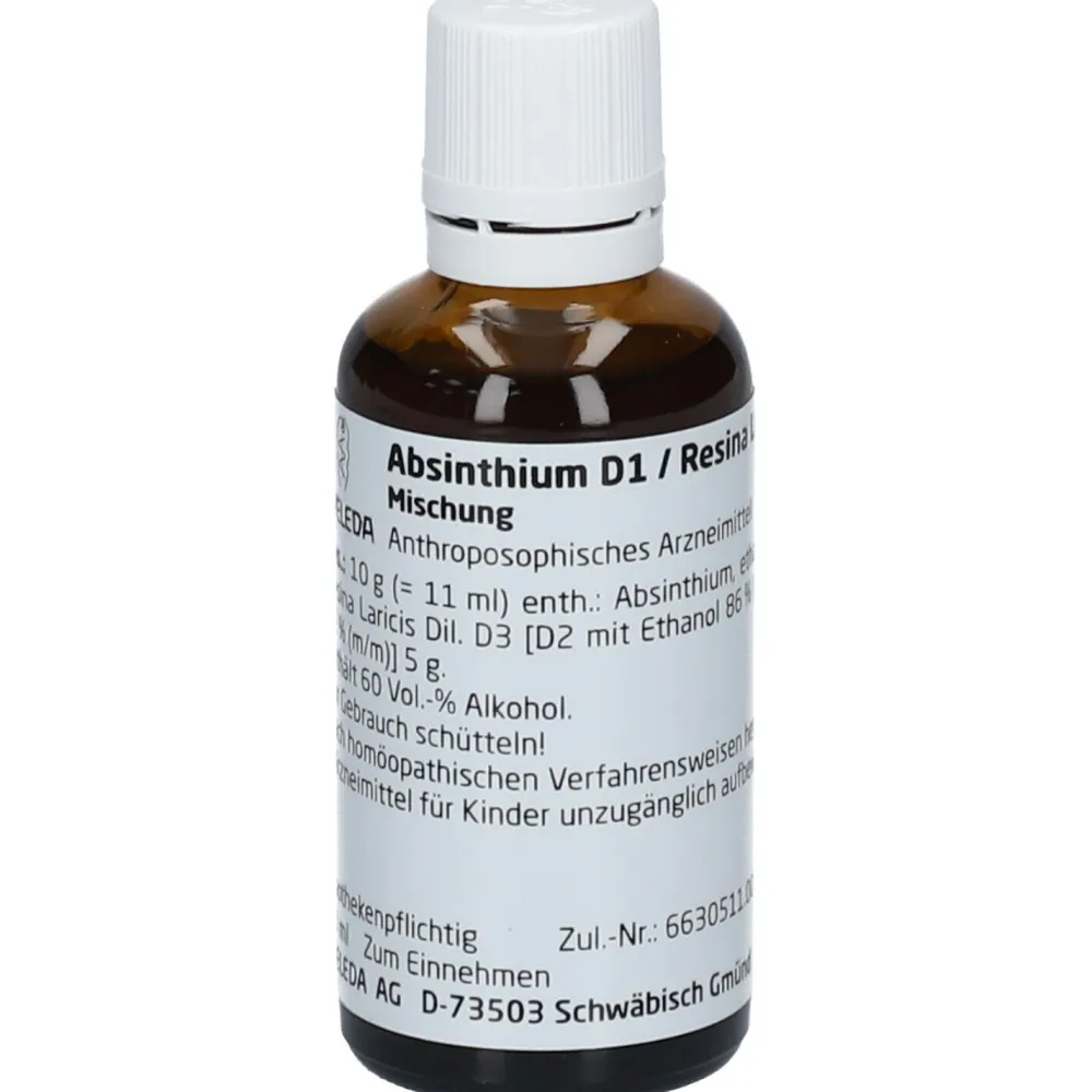 Absinthium D1 Resina Laricis D3 aa Dilution|WELEDA Online