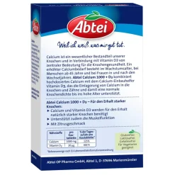 Calcium 1000 + D3 Osteo Vital Kautabletten|Abtei Discount