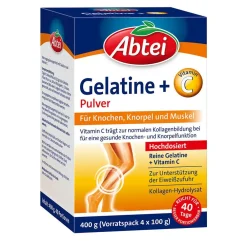 ® Gelatine Pulver Plus Mit Vitamin C | 400 g>Abtei Online