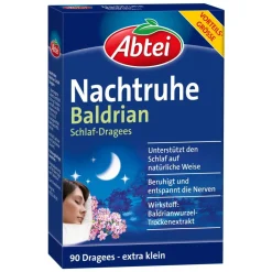Nachtruhe Baldrian Schlaf-Dragees N|Abtei Discount