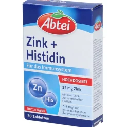 Zink + Histidin Tabletten|Abtei Sale