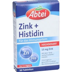 Zink + Histidin Tabletten|Abtei Sale