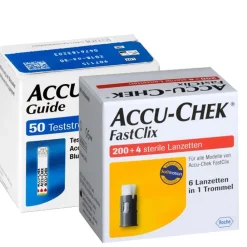 ACCU-CHEK® FastClix Lanzetten + ACCU-CHEK® Guide Teststreifen| Clearance