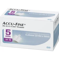 ACCU FINE® sterile Nadeln 5 mm (31G)> Hot