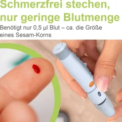 adia Blutzuckermessgeräte-Set (mg/dl) + 60 Teststreifen|diabetikerbedarf Clearance