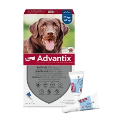 Advantix Spot-On 400 für große Hunde bis 40 kg Körpergewicht gegen Zecken, Flöhe und fliegende Insekten, bis zu 4 Wochen Wirksamkeit| New