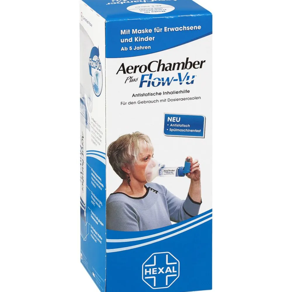 mit Maske für Erwachsene und Kinder (ab 5 J.)>Aerochamber Best
