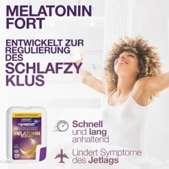 Agocap – Melatonin Tabletten Strong – Schlaf Komplex für Einschlafen & Jetlag – 360 Tabletten Vorrat| Hot