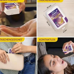 Agocap – Melatonin Tabletten Strong – Schlaf Komplex für Einschlafen & Jetlag – 360 Tabletten Vorrat| Hot