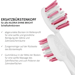 SHINE BRIGHT Extra Clean Ersatzbürstenköpfe 6er Set><noscript><img width=