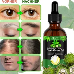 ALIVER Rizinusöl Haaröl für Haarpflege und Haarwachstum| Sale