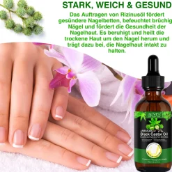 ALIVER Rizinusöl Haaröl für Haarpflege und Haarwachstum| Sale