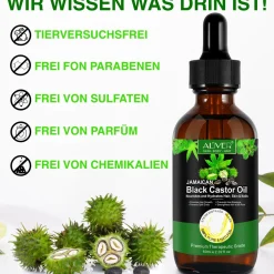 ALIVER Rizinusöl Haaröl für Haarpflege und Haarwachstum| Sale
