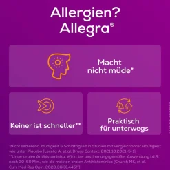 Schmelztabletten bei Heuschnupfen und ganzjährigen Allergien | Praktisch für unterwegs | Schmelzen auf der Zunge - Jetzt 10% mit dem Code nattermann10 sparen*>Allegra
