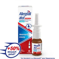 Allergodil® akut FORTE Nasenspray: Azelastin Spray gegen Heuschnupfen & nicht-saisonale allergische Rhinitis, 1,5 mg/1 ml Lösung| Outlet