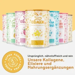 ALPHA FOODS Kollagen Elastin+ Hyaluronsäure Vanille| Best