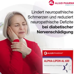 Alpha-Lipon AL 600 für Missempfindungen bei diabetischer Nervenbeschädigung><noscript><img data-lazyloaded=