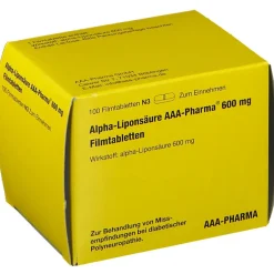 Alpha-Liponsäure AAA-Pharma® 600 mg| Online