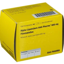 Alpha-Liponsäure AAA-Pharma® 600 mg| Online