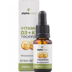 Alphavitalis® Vitamin D3 K2 Tropfen| Hot