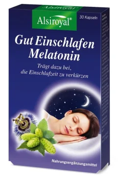 Gut Einschlafen Melatonin 30Kapseln|Alsiroyal Online