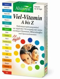 Viel-Vitamin A-Z 30Kapseln|Alsiroyal Clearance