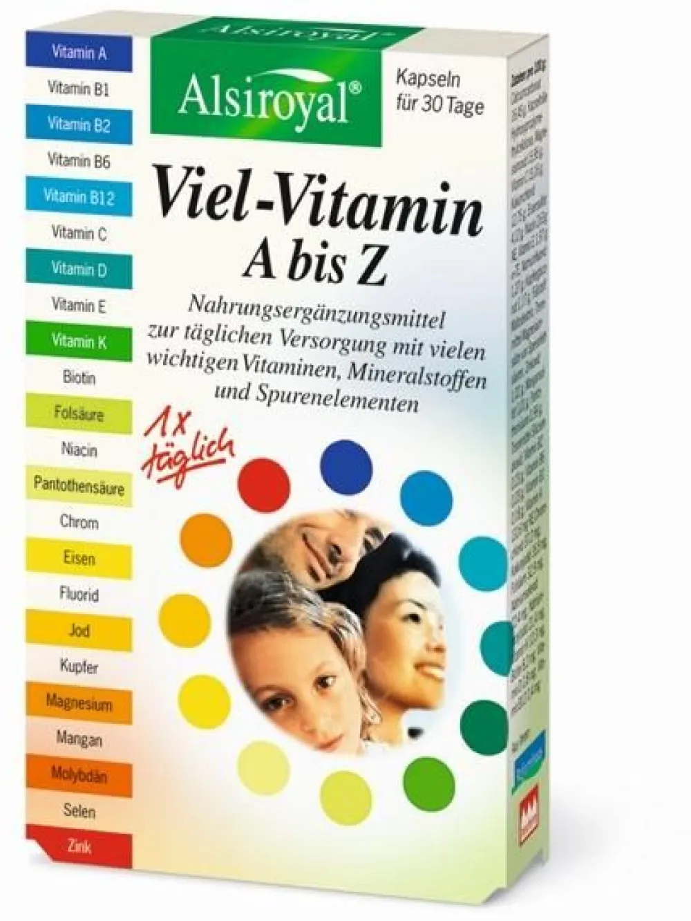 Viel-Vitamin A-Z 30Kapseln|Alsiroyal Clearance