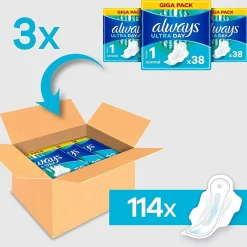 always Ultra Binde Normal mit Flügeln Monatspaket| Sale