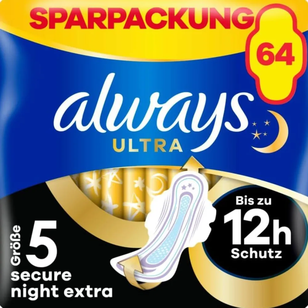 always Ultra Binde Secure Night Monatspaket> Discount