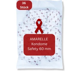 AMARELLE Safety Kondome 60 mm aus Naturlatex| New