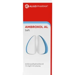 Ambroxol AL Saft zur Erleichterung des Abhustens bei erkältungsbedingter Bronchitis (Schleimlöser)><noscript><img width=