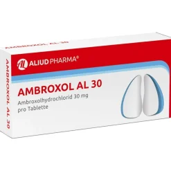 Ambroxol AL 30 zur Erleichterung des Abhustens bei erkältungsbedingter Bronchitis (Schleimlöser)|Aliud Discount