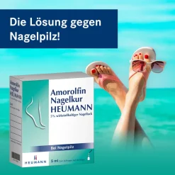 Nagelkur Heumann 5% wirkstoffhaltiger Nagellack>Amorolfin