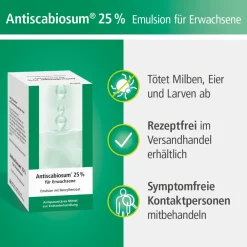Antiscabiosum® 25 % für Erwachsene bei Krätze><noscript><img width=