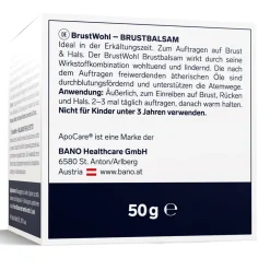ApoCare® BrustWohl Brustbalsam Menthol| Sale
