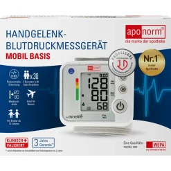 ® Mobil Basis Handgelenk-Blutdruckmessgerät>Aponorm Clearance