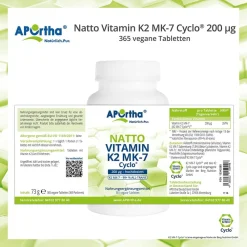® Natto Vitamin K2 MK-7 Cyclo® Tabletten - 200 µg|Aportha Discount