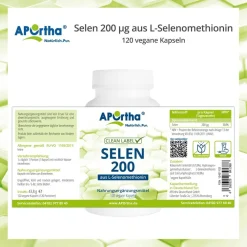 ® Selen Kapseln 200 µg aus L-Selenomethionin|Aportha