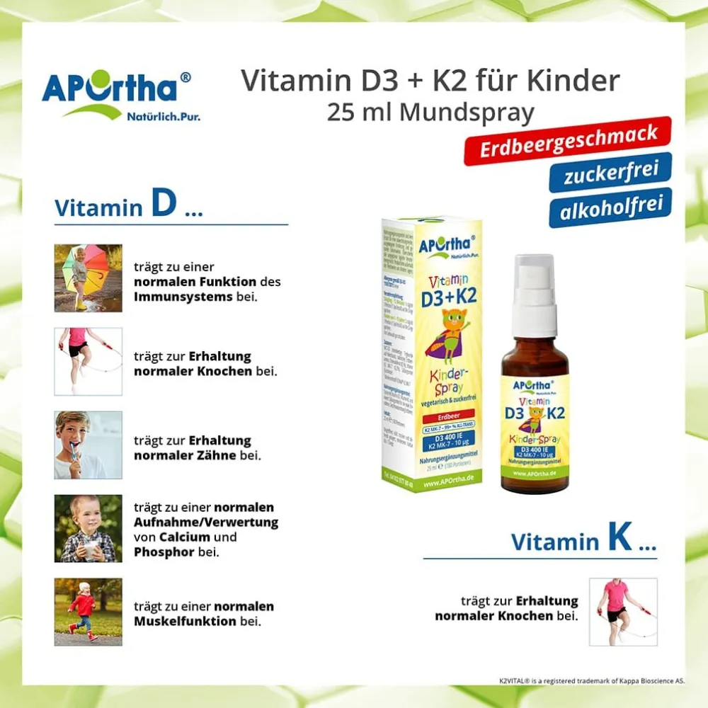 ® Vitamin D3 + K2 - Kinder-Spray>Aportha Sale