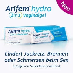 Arifem® hydro 2in1 Vaginalgel – Sanfte, hormonfreie Hilfe bei Scheidentrockenheit| Online