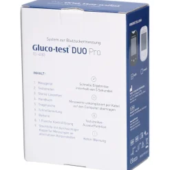 Aristo Gluco-test® DUO Pro TD-4183 System zur Blutzuckermessung (mg/dL)><noscript><img width=