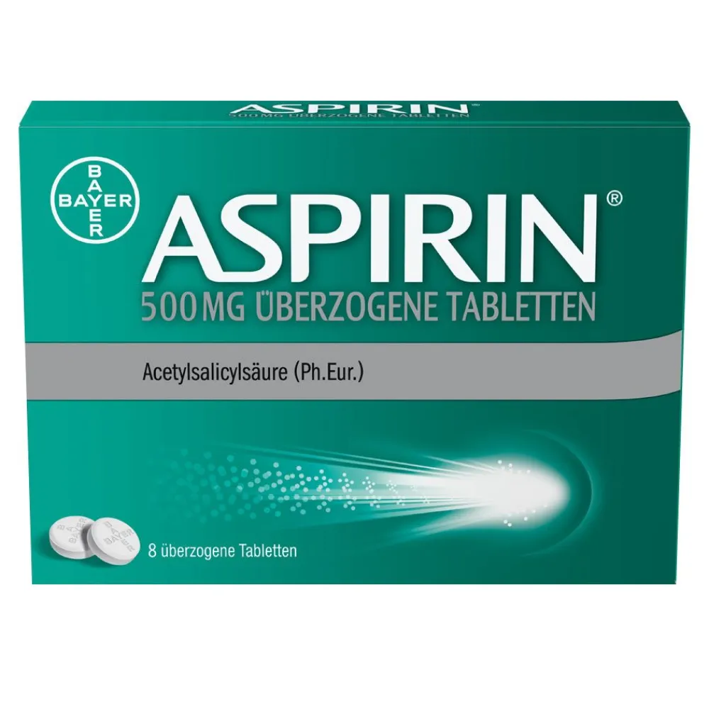 500 mg überzogene Tabletten – bewährte Wirksamkeit gegen Kopfschmerzen>Aspirin New