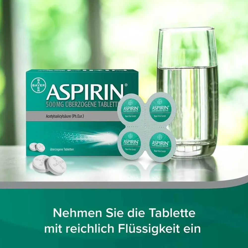 500 mg überzogene Tabletten – bewährte Wirksamkeit gegen Kopfschmerzen>Aspirin New
