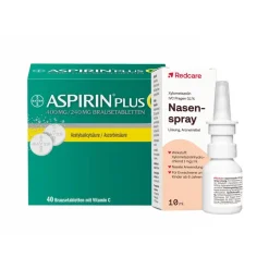 ® plus C Brausetabletten + Redcare Xylo 0,1 % Nasenspray>Aspirin New