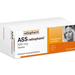 ASS-ratiopharm® 500 mg Tabletten>ASS 500 Online