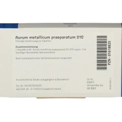 Aurum Metallicum Praeparatum D10>WELEDA Aurum Hot