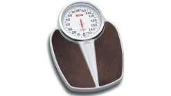 Ausilium Professionelle Personenwaage aus Metall mit großem Zifferblatt| New