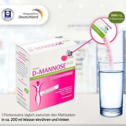 D-Mannose Plus 2000 mg Stick+Niacin zur Erhaltung normaler Schleimhäute|Avitale Sale
